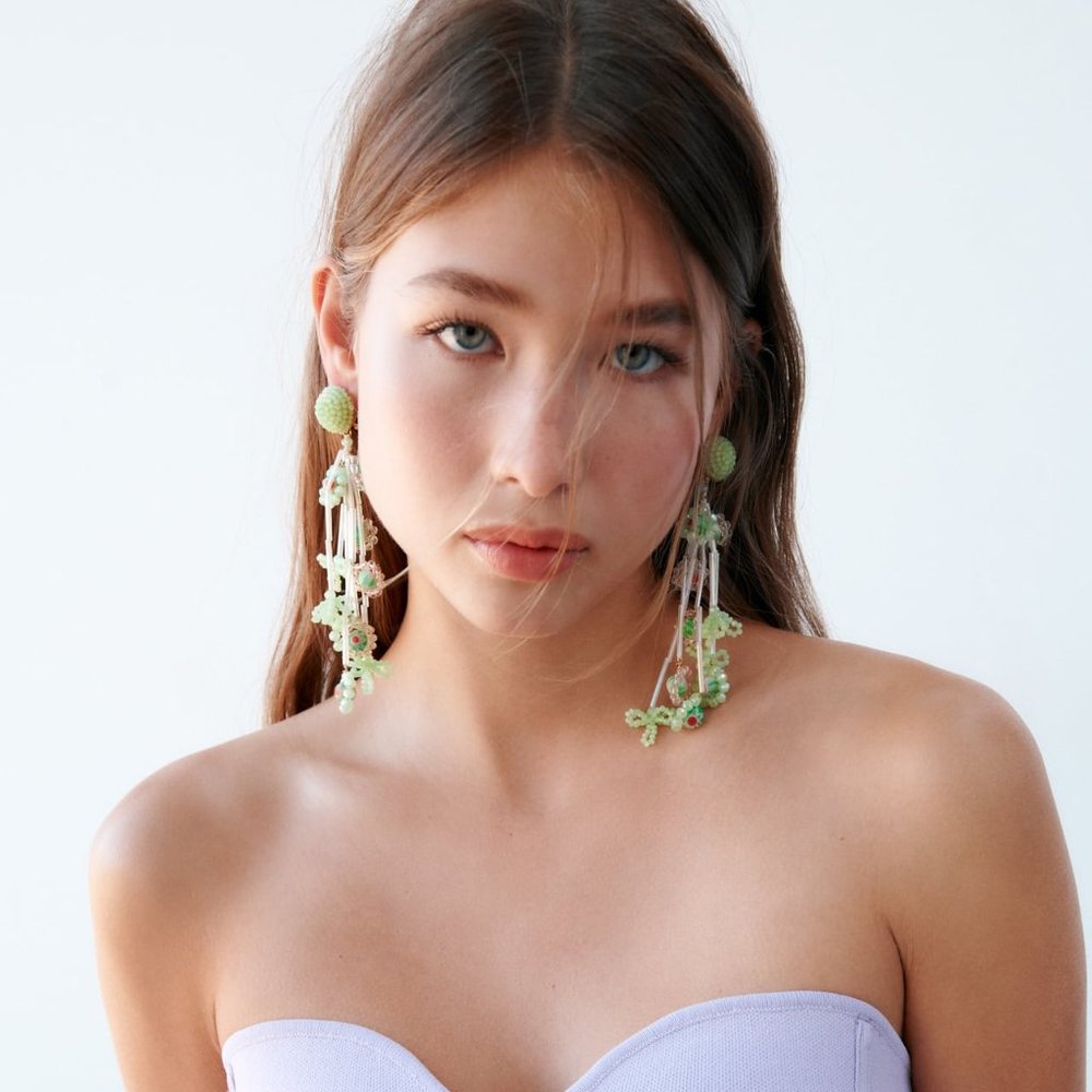 ZARA BEADED EARRINGS